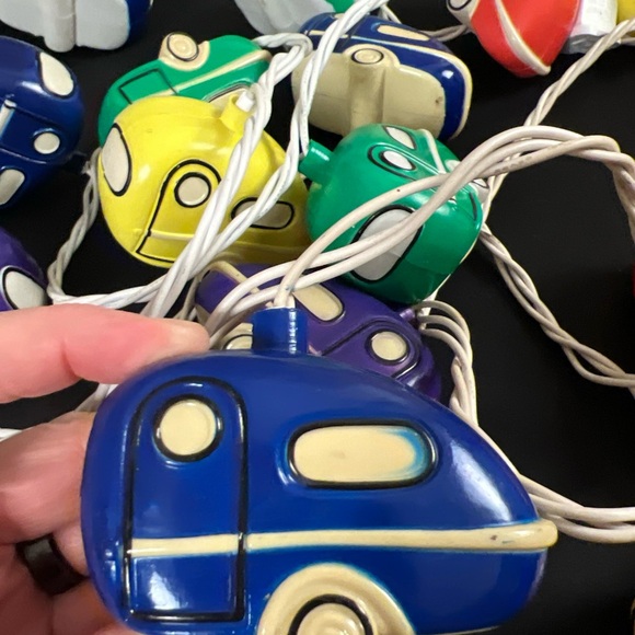 Blow Mold Camper Party Lights RV Decorative String Lights Set Of 3 - Picture 4 of 10